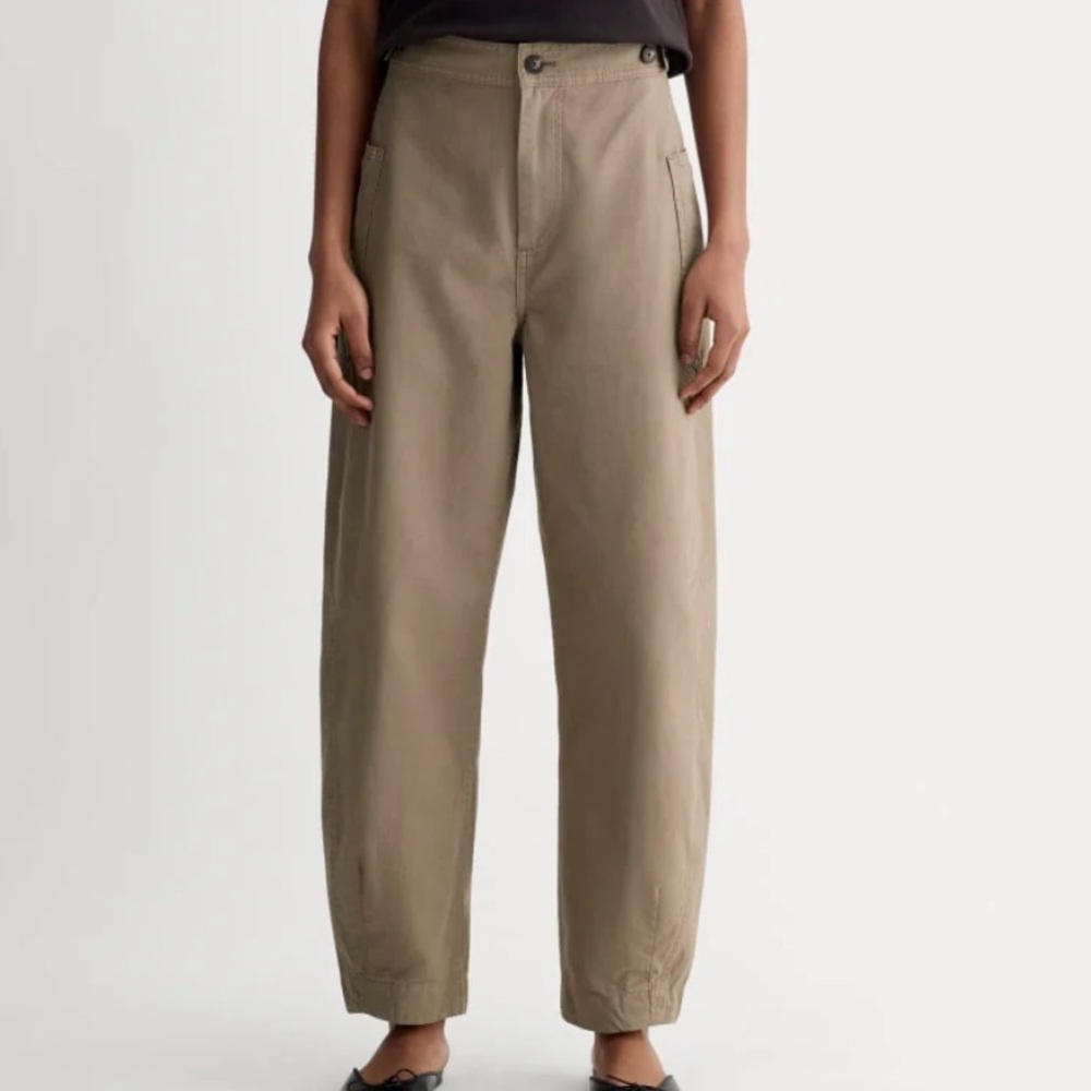 NEW Everlane The Fatigue Barrel High Rise Pants